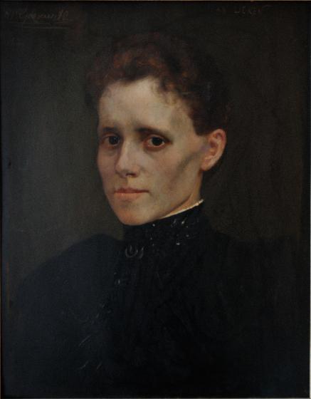 Portret van Lily Goovaerts Portret van Lily Goovaerts