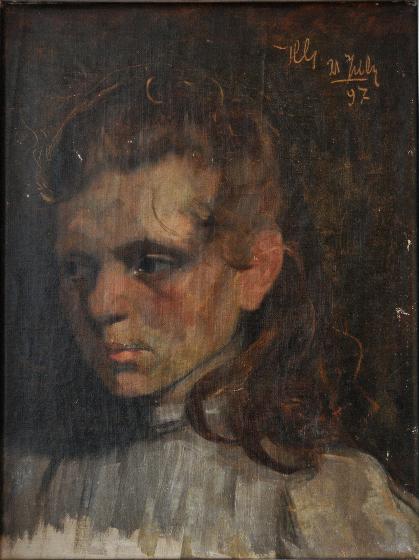 Portret van een meisje Portret van een meisje