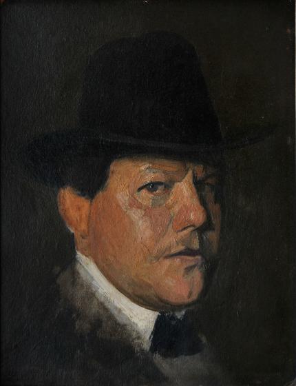 Zelfportret met hoed Zelfportret met hoed